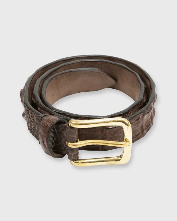 1 3/8" Hornback Crocodile Belt^Sid Mashburn Shop