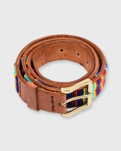1.25" African Beaded Belt^Sid Mashburn Flash Sale