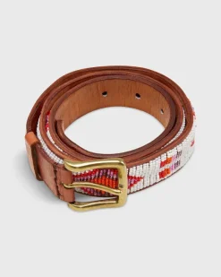 1.25" African Beaded Belt^Sid Mashburn Cheap