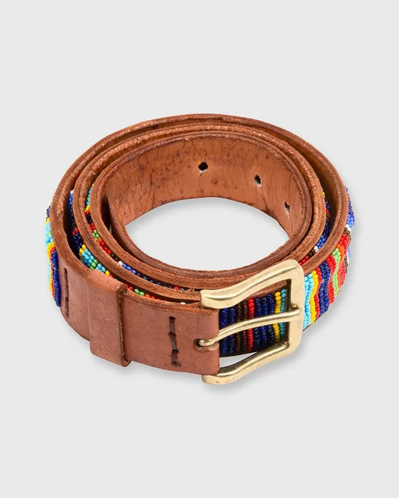 1.25" African Beaded Belt^Sid Mashburn Outlet