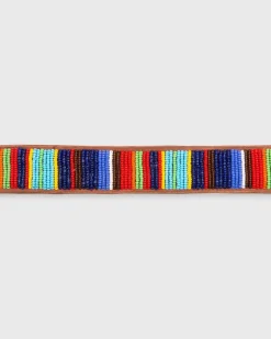 1.25" African Beaded Belt^Sid Mashburn Outlet