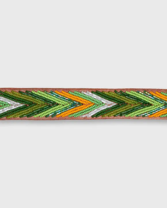 1.25" African Beaded Belt^Sid Mashburn Outlet