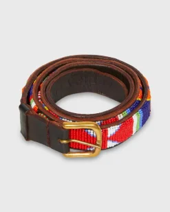 1" African Fully Beaded Belt^Sid Mashburn Discount