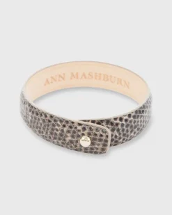 0.5" Lizard Cuff Bracelet^Ann Mashburn Cheap