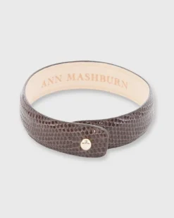 0.5" Lizard Cuff Bracelet^Ann Mashburn Fashion