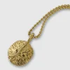 Alligator Scute Pendant Necklace^Gogo Jewelry Cheap