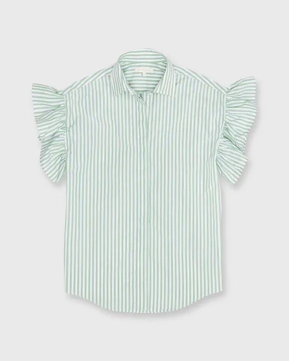 Amelie Ruffle Shirt^Ann Mashburn Sale