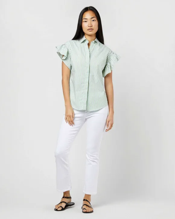 Amelie Ruffle Shirt^Ann Mashburn Sale