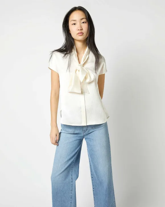 Atelier Tie-Neck Blouse^Ann Mashburn Flash Sale
