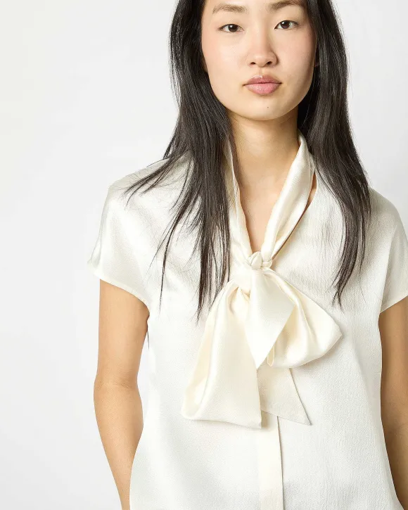 Atelier Tie-Neck Blouse^Ann Mashburn Flash Sale