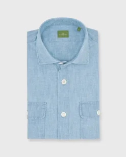 Band-Hem Work Shirt^Sid Mashburn Hot