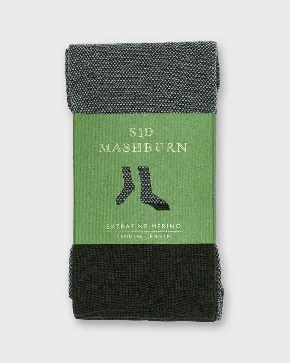 Birdseye Trouser Dress Socks^Sid Mashburn Fashion
