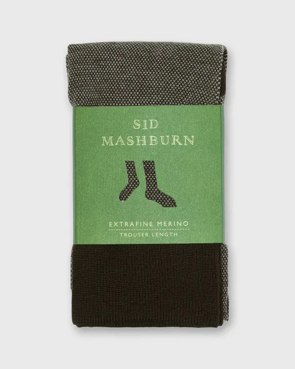 Birdseye Trouser Dress Socks^Sid Mashburn Outlet