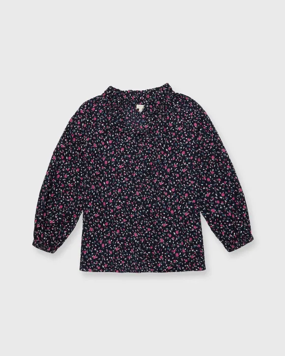 Button-Front Kamille Blouse^Ann Mashburn Store