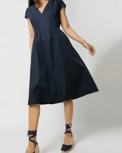 Cap-Sleeve Dress^Aspesi Store