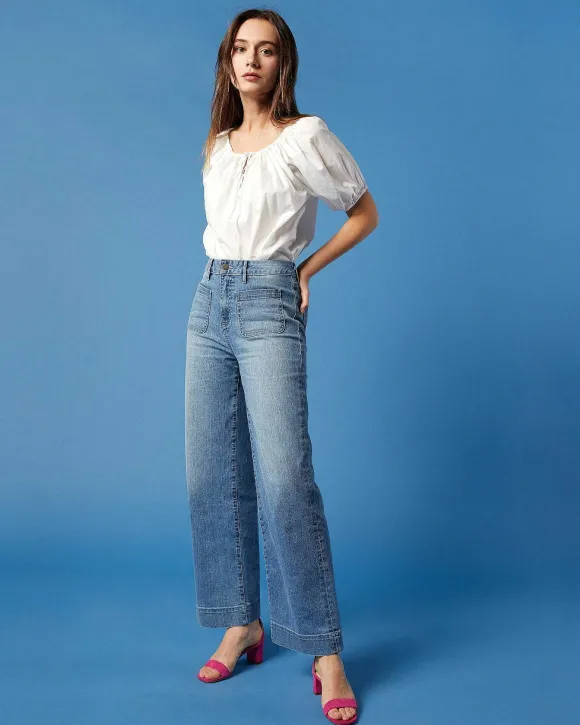 Column Patch Pocket Jean^Ann Mashburn Sale