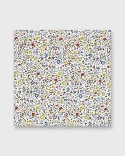 Cotton Print Pocket Square^Sid Mashburn Outlet