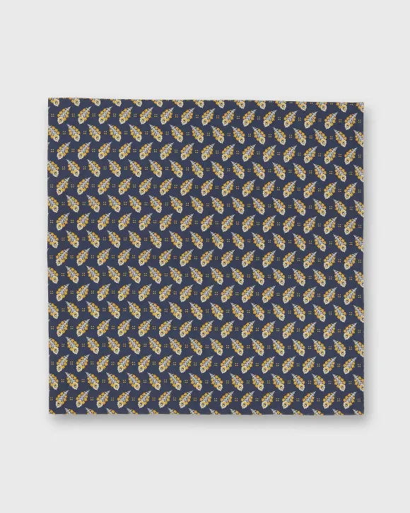 Cotton Print Pocket Square^Sid Mashburn Sale