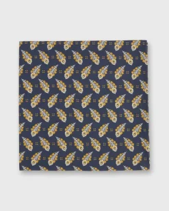 Cotton Print Pocket Square^Sid Mashburn Sale