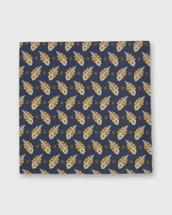 Cotton Print Pocket Square^Sid Mashburn Sale