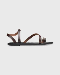 Diagonal Strap Sandal^Ann Mashburn Best