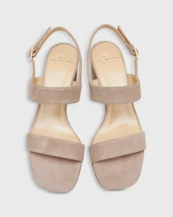 Double-Strap Block Heel^Ann Mashburn Flash Sale