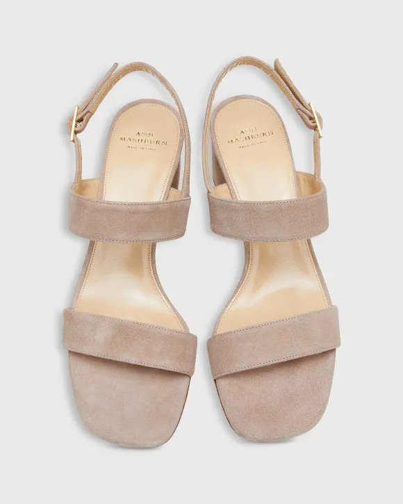 Double-Strap Block Heel^Ann Mashburn Flash Sale
