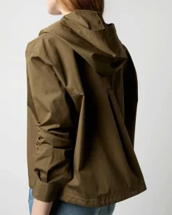 Drawstring Hooded Shirt Jacket^Aspesi New