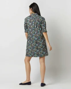 Elbow-Sleeved Frill Dress^Ann Mashburn Fashion