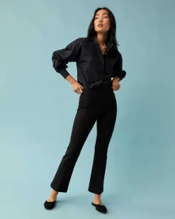 Faye Flare Cropped Pant^Ann Mashburn Clearance