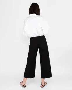 Faye Wide-Leg Cropped Pant^Ann Mashburn Cheap