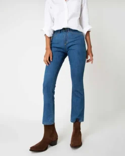 Flare Cropped 5-Pocket Jean^Ann Mashburn Discount