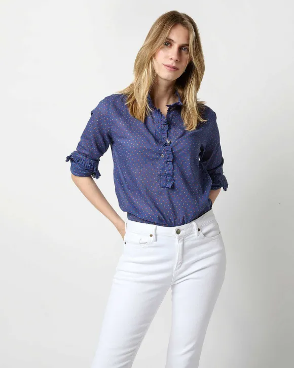 Frill Shirt^Ann Mashburn Store