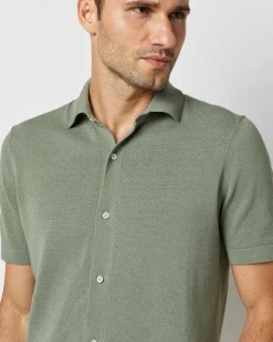 Full-Placket Sweater^Sid Mashburn Discount