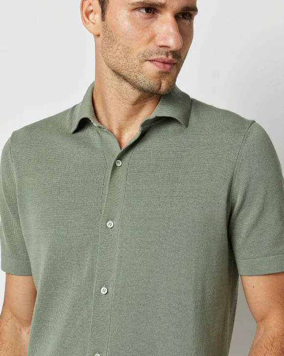 Full-Placket Sweater^Sid Mashburn Discount