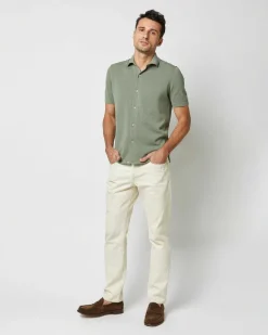 Full-Placket Sweater^Sid Mashburn Discount
