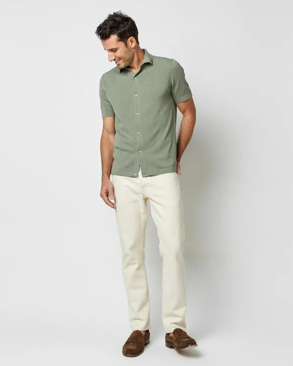 Full-Placket Sweater^Sid Mashburn Discount