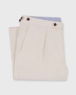 Garment-Dyed Pleated Sport Trouser^Sid Mashburn Cheap