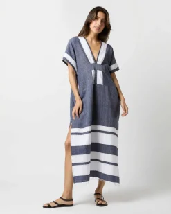 Gasira V-Neck Caftan^lemlem Hot