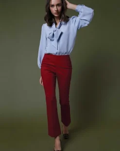 Helene Tie-Neck Blouse^Ann Mashburn Store