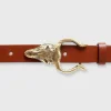 Horned Belt Buckle^Mashburn Hot