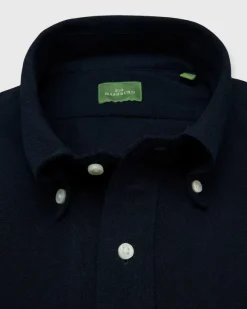 Knit Button-Down Popover Shirt^Sid Mashburn Outlet
