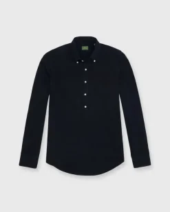 Knit Button-Down Popover Shirt^Sid Mashburn Best