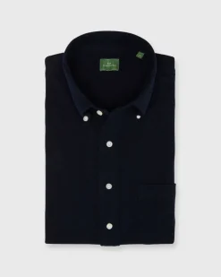 Knit Button-Down Popover Shirt^Sid Mashburn Best
