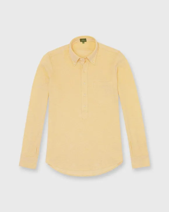Knit Button-Down Popover Shirt^Sid Mashburn Hot