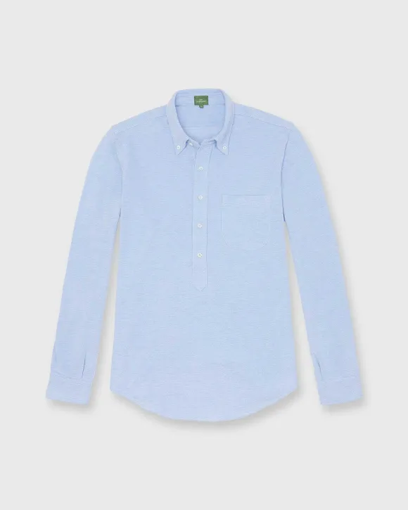 Knit Button-Down Popover Shirt^Sid Mashburn Cheap