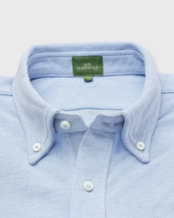 Knit Button-Down Popover Shirt^Sid Mashburn Cheap
