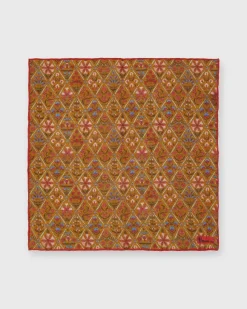 Linen Print Pocket Square^Petronius Hot