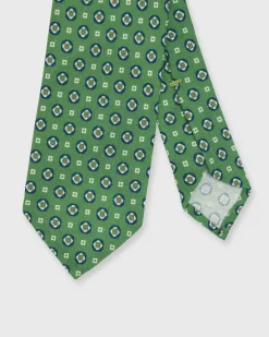 Linen/Silk Print Tie^Sid Mashburn Sale
