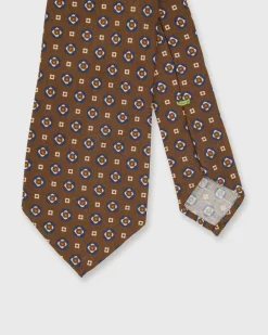 Linen/Silk Print Tie^Sid Mashburn Online